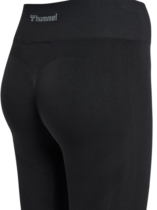 hmlMT DEFINE SEAML SCRUNCH TIGHTS, BLACK, packshot