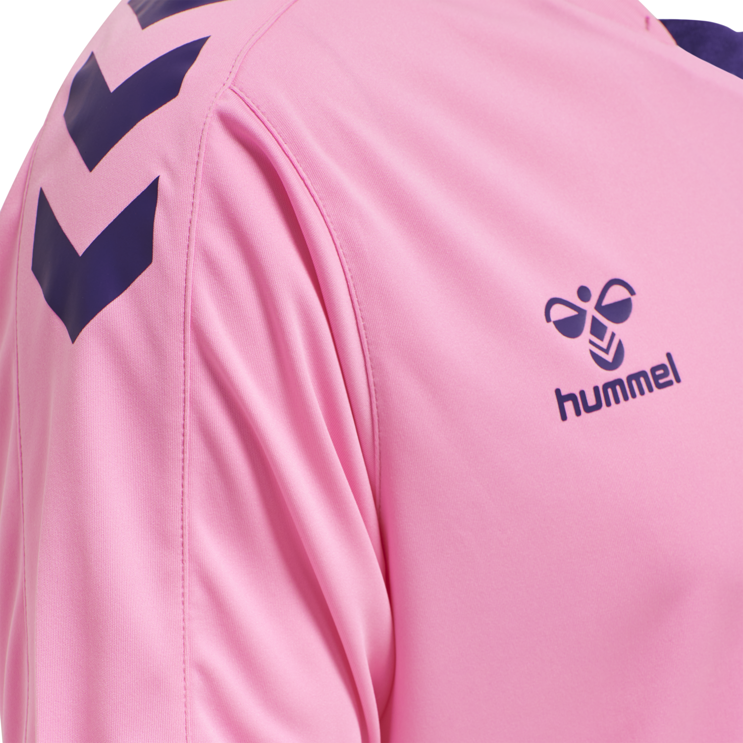 hmlCORE XK POLY JERSEY S/S, COTTON CANDY, packshot