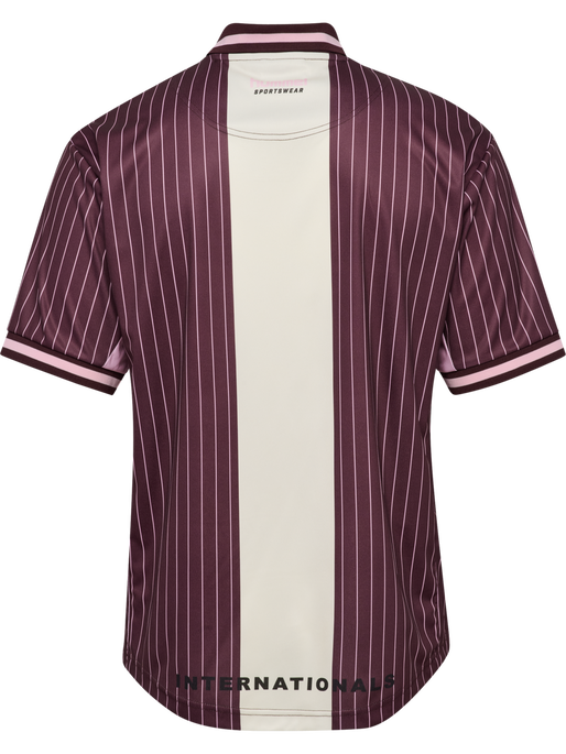 hmlLOOSE FB JERSEY S/S STRIPED, VINEYARD WINE hmlLOOSE FB JERSEY S/S STRIPED, VINEYARD WINE, packshot