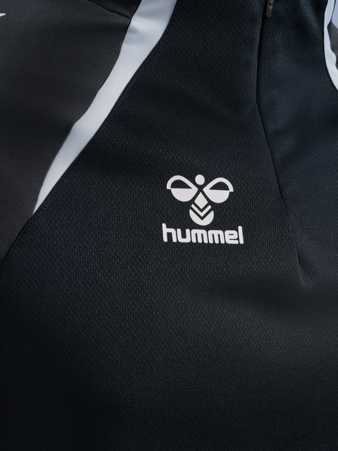 hmlLEAD 2.0 HALF ZIP, BLACK/ASPHALT, packshot