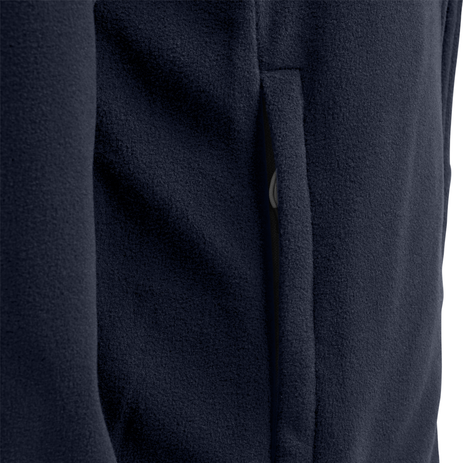 hmlNORTH FULL ZIP FLEECE JACKET WOM, MARINE, packshot