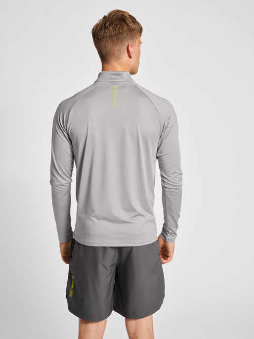 hmlGG12 TRAINING 1/2 ZIP SWEAT, ALLOY, model