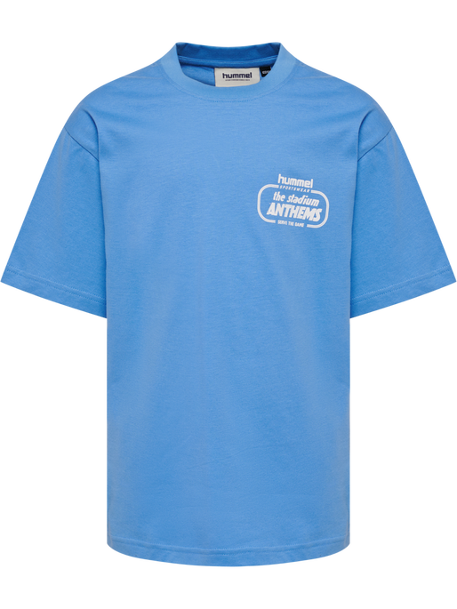 hmlJR LOOSE T-SHIRT S/S STADIUM, LICHEN BLUE hmlJR LOOSE T-SHIRT S/S STADIUM, LICHEN BLUE, packshot
