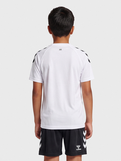 hmlCORE XK CORE POLY TEE S/S KIDS, WHITE, model