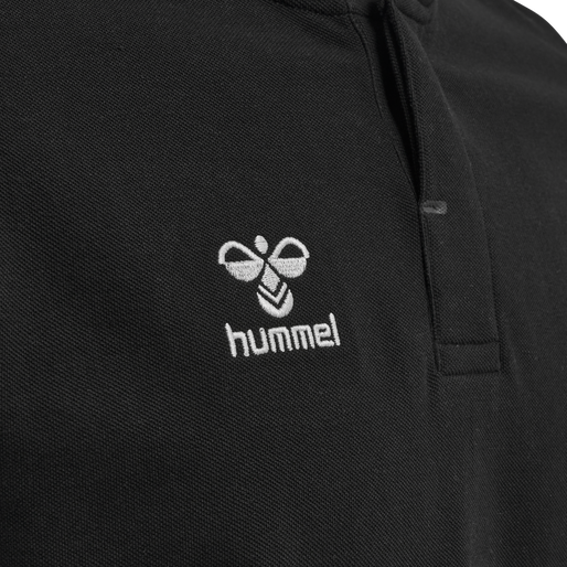 hmlMOVE GRID POLO, BLACK, packshot