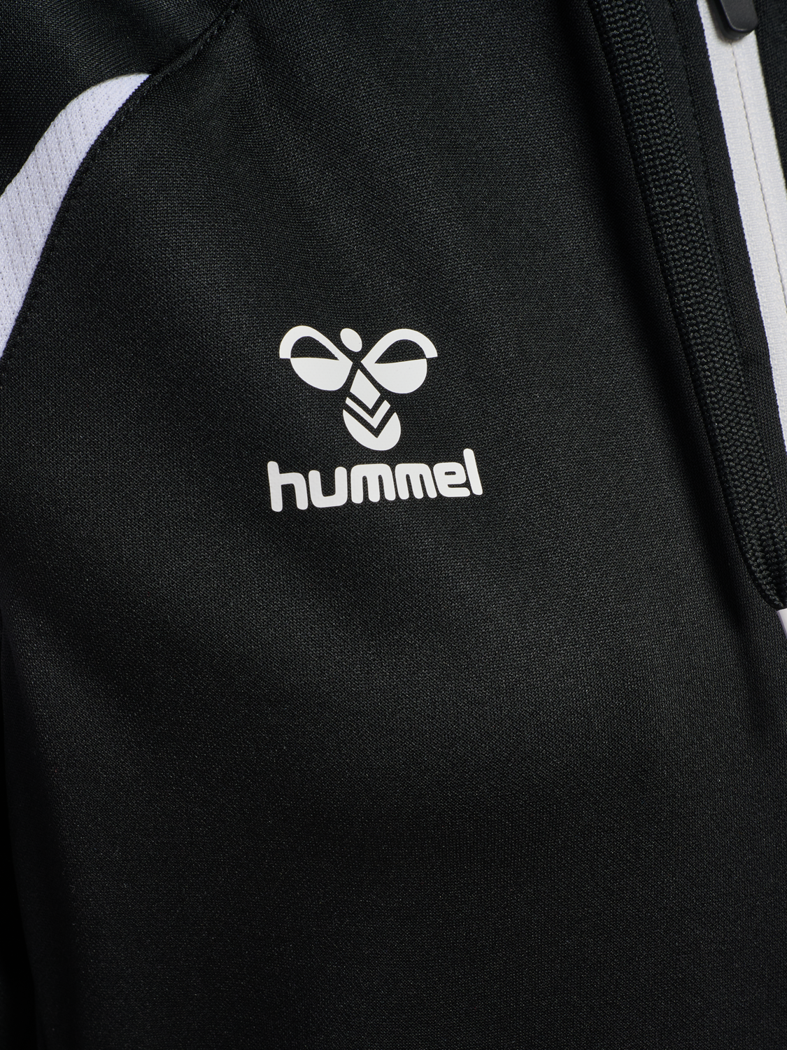 hmlCORE 2.0 ZIP HOODIE WOMAN, BLACK/WHITE, packshot
