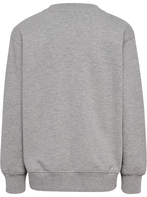 hmlCLEAN SWEATSHIRT, GREY MELANGE, packshot