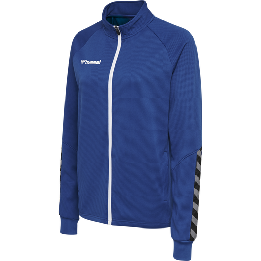hmlAUTHENTIC WOMEN POLY ZIP JACKET, TRUE BLUE hmlAUTHENTIC WOMEN POLY ZIP JACKET, TRUE BLUE, packshot