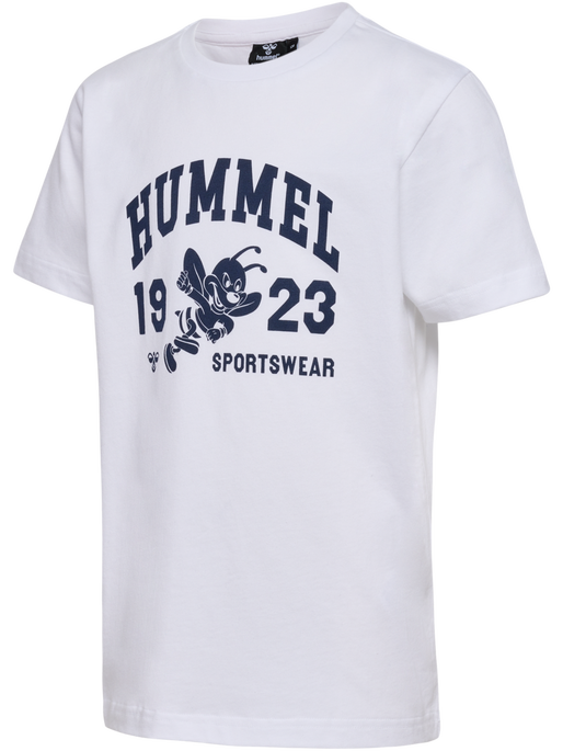 hmlPRINT T-SHIRT S/S, BRIGHT WHITE hmlPRINT T-SHIRT S/S, BRIGHT WHITE, packshot