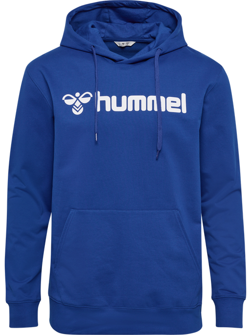 hmlGO 2.0 LOGO HOODIE, TRUE BLUE hmlGO 2.0 LOGO HOODIE, TRUE BLUE, packshot