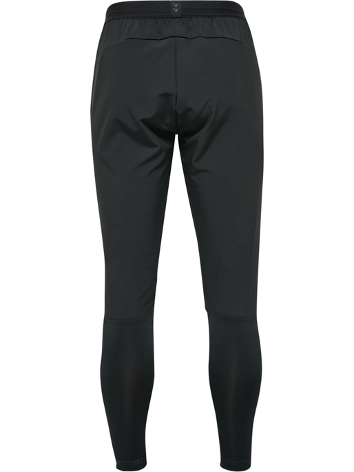 hmlMT DRAGON HYBRID TAPERED PANTS, BLACK, packshot