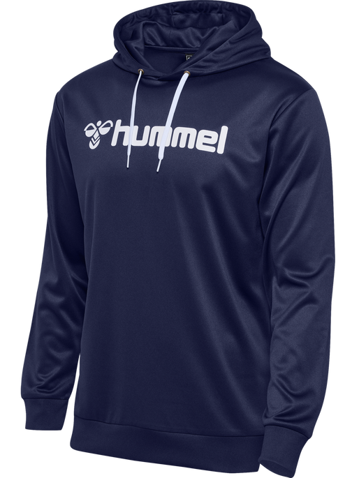 hmlLOGO HOODIE, MARINE, packshot