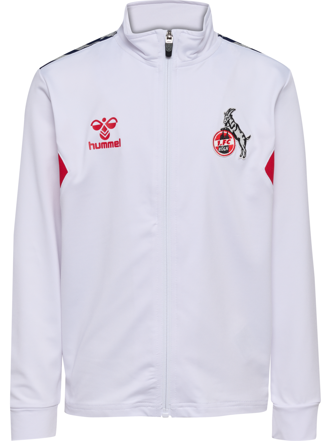 1FCK 23/24 LINE UP JACKET KIDS, WHITE/TRUE RED, packshot