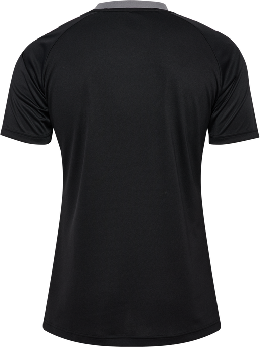 hmlMATCH TRIUMPH JERSEY S/S, BLACK/STEEL GRAY, packshot