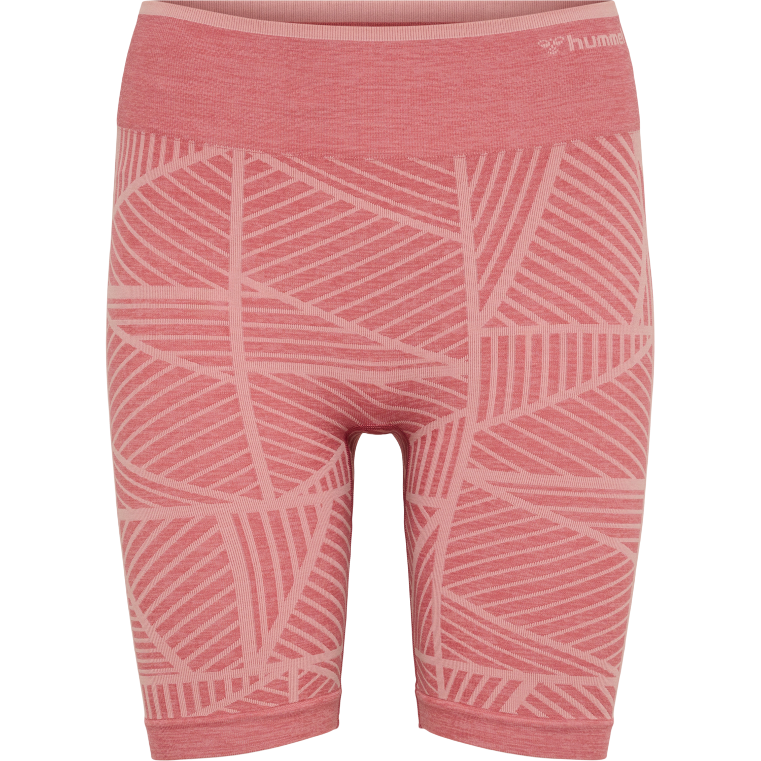 hmlMT ENERGY SEAMLESS MW SHORTS, WITHERED ROSE/ROSE TAN MELANGE, packshot