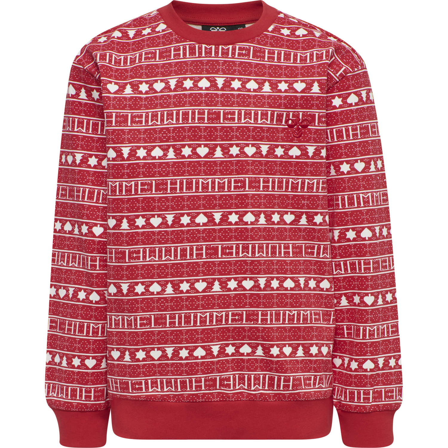 hmlRUDOLPH SWEATSHIRT, TRUE RED, packshot