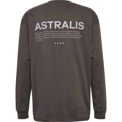 ASTRALIS 24 FAN 2016 LOOSE TEE LS, RAVEN, packshot