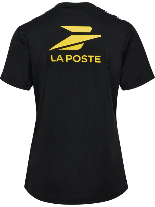 FFHB NEW REFEREE JERSEY S/S WO, BLACK WO SPONSOR, packshot