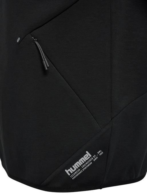 hmlTECH FLEECE HALFZIP, BLACK hmlTECH FLEECE HALFZIP, BLACK, packshot