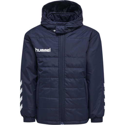 hmlPROMO SHORT BENCH JACKET KIDS, MARINE, packshot