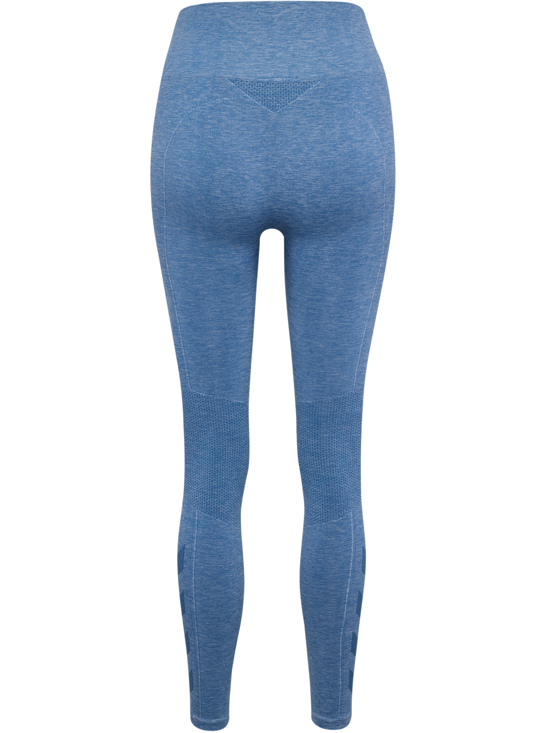 hmlCANA SEAMLESS HIGH WAIST TIGHTS, CORONET BLUE MELANGE, packshot