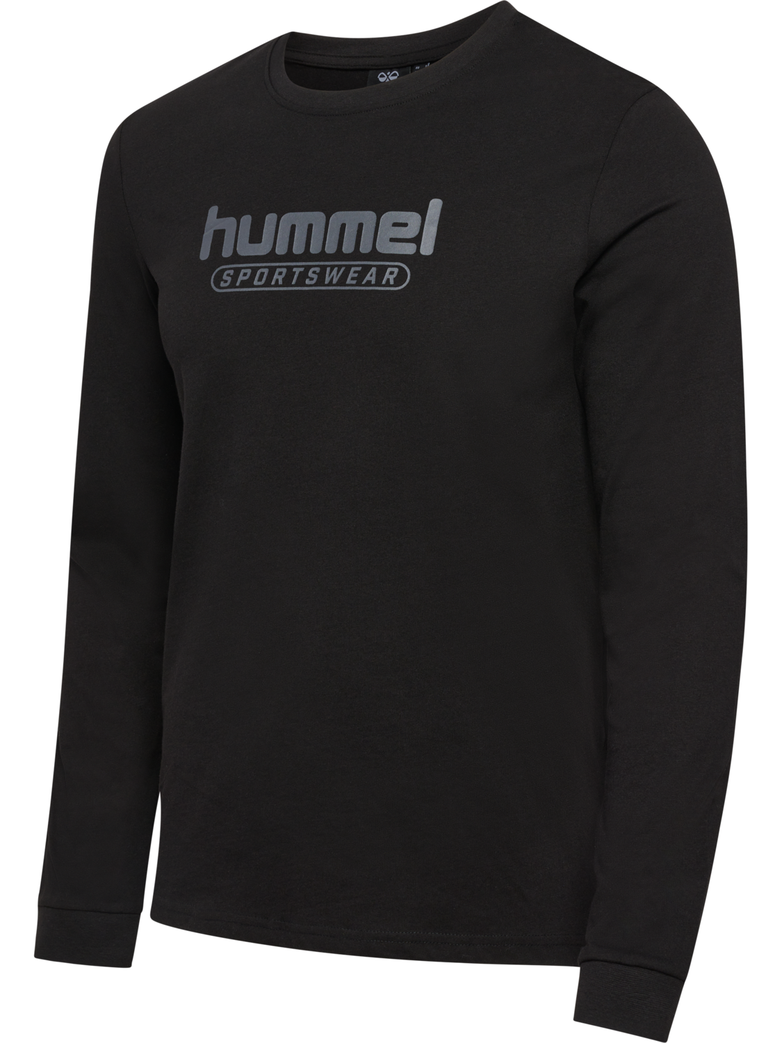hmlBOOSTER T-SHIRT LS, BLACK, packshot