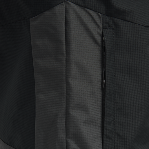 hmlNORTH SHELL JACKET WOMAN, BLACK/ASPHALT, packshot