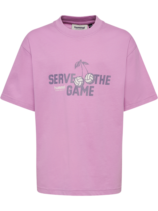 hmlJR LOOSE SET HS GRAPHIC, SMOKY GRAPE hmlJR LOOSE SET HS GRAPHIC, SMOKY GRAPE, packshot