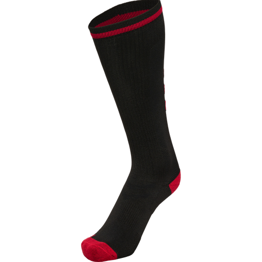 ELITE INDOOR SOCK HIGH, BLACK/RED ELITE INDOOR SOCK HIGH, BLACK/RED, packshot