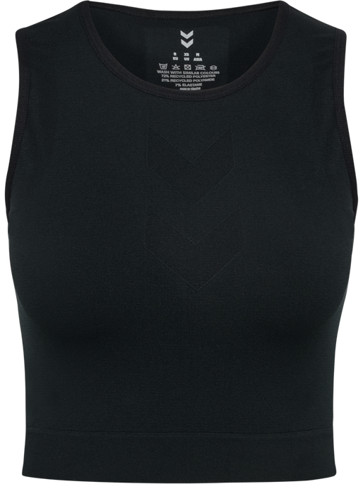 hmlHIIT SEAMLESS W TOP, BLACK hmlHIIT SEAMLESS W TOP, BLACK, packshot