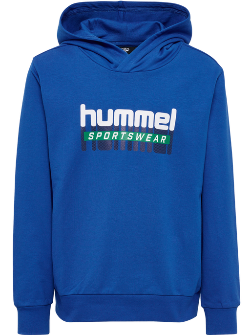 hmlTUKAS HOODIE, CLASSIC BLUE, packshot