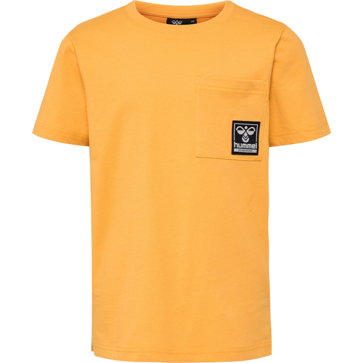 hmlROCK T-SHIRT S/S, BUTTERSCOTCH, packshot