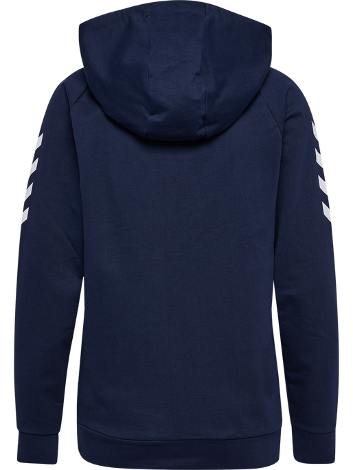 HMLGO COTTON HOODIE WOMAN, MARINE HMLGO COTTON HOODIE WOMAN, MARINE, packshot