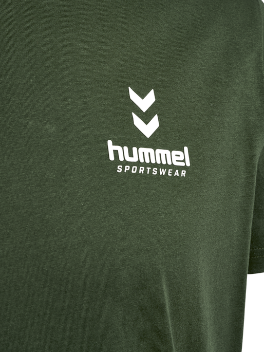 hmlDYLAN T-SHIRT, RIFLE GREEN, packshot