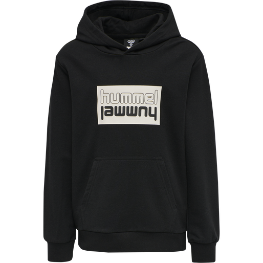 hmlDUO HOODIE, BLACK hmlDUO HOODIE, BLACK, packshot