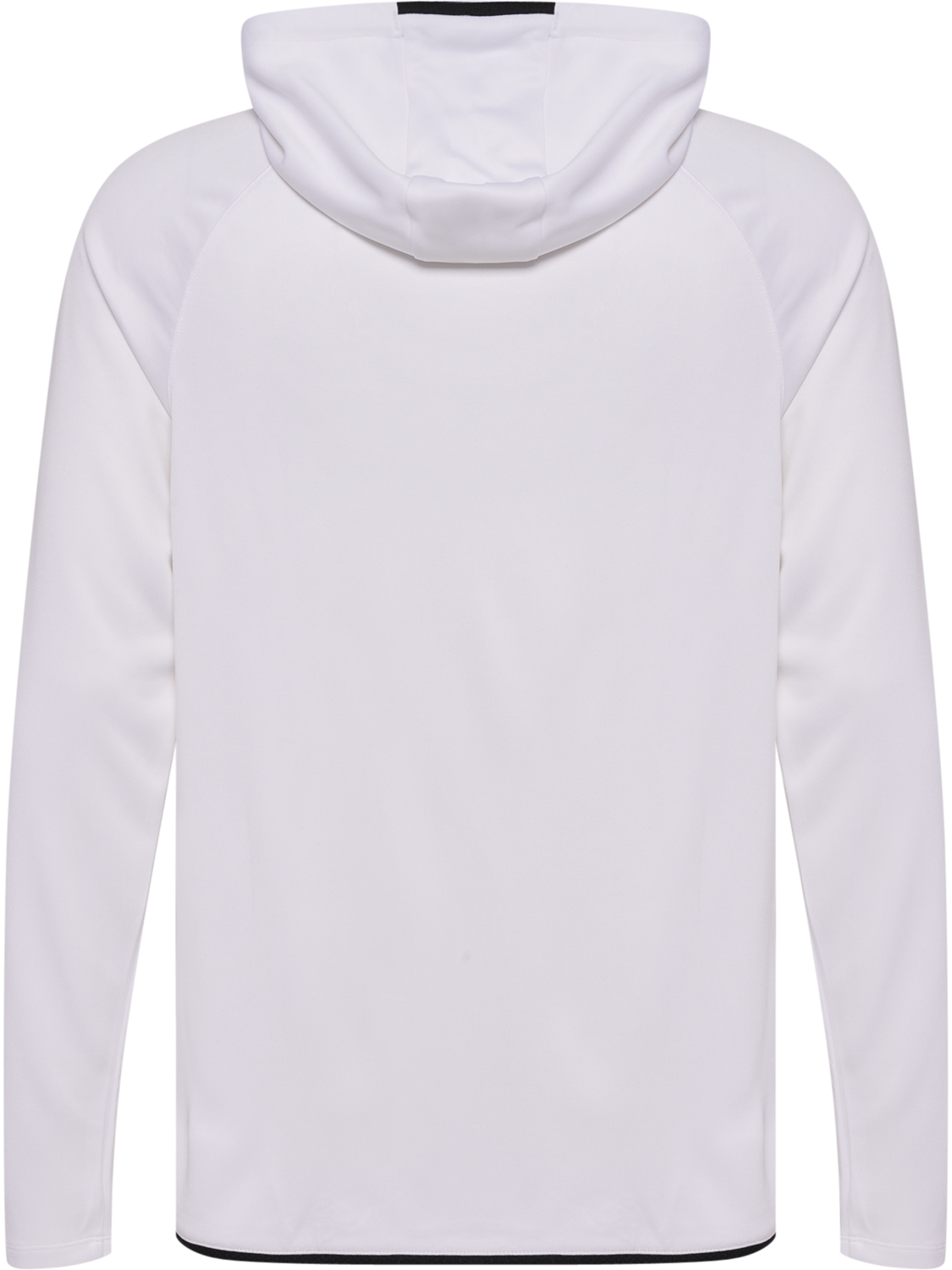 hmlCORE 2.0 ZIP HOODIE, WHITE/BLACK, packshot