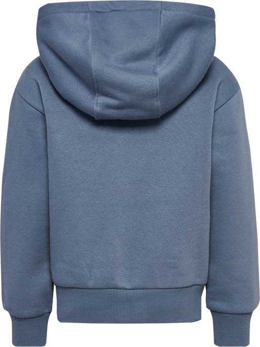 hmlJR LOOSE ZIP HOODIE BEE, FLINT STONE, packshot
