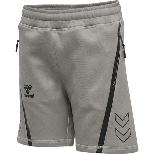 hmlCIMA XK SHORTS KIDS, GREY MELANGE, packshot