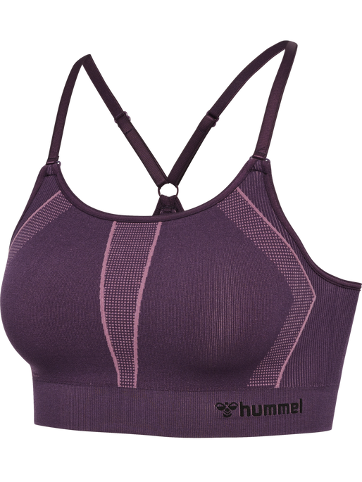 hmlMT POWER SEAMLESS SPORTS BRA, PLUM PERFECT hmlMT POWER SEAMLESS SPORTS BRA, PLUM PERFECT, packshot