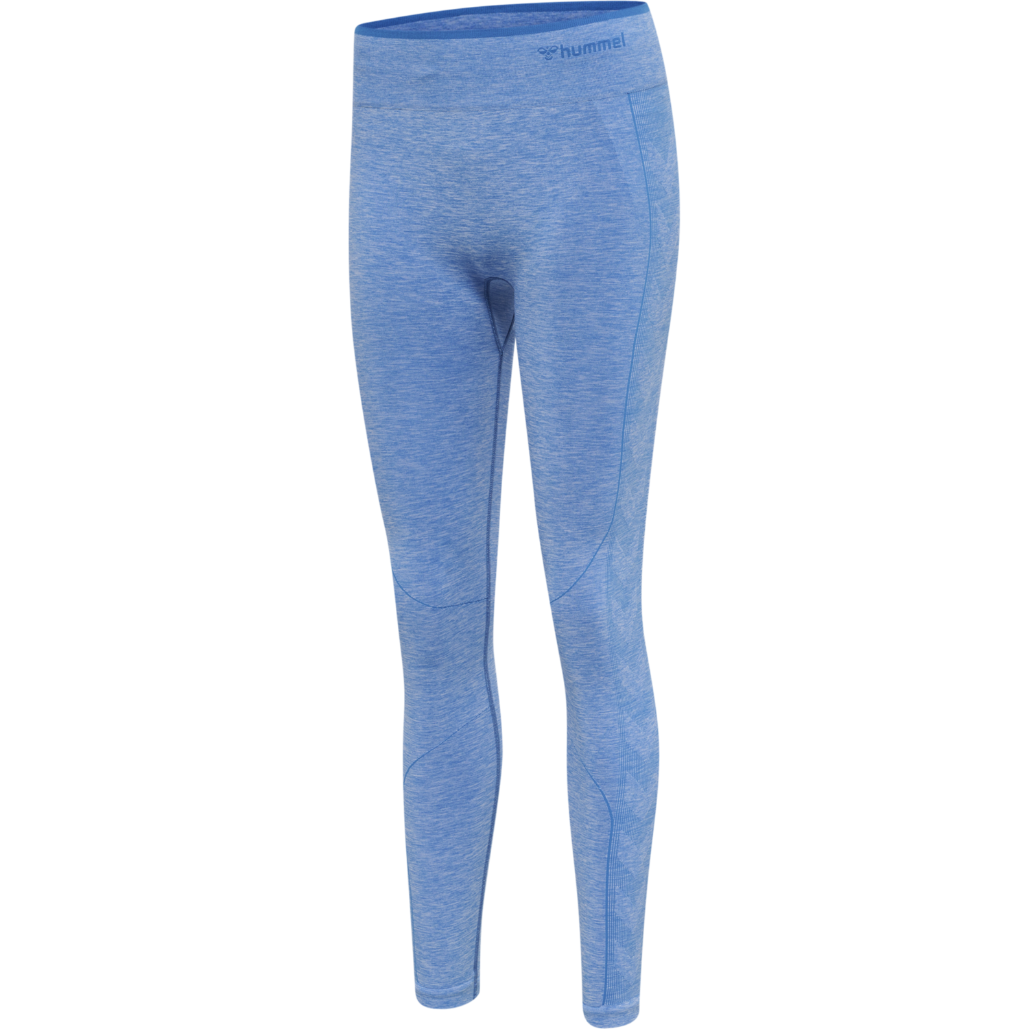 hmlMT UNA SEAMLESS MID WAIST TIGHTS, MARINA MELANGE, packshot