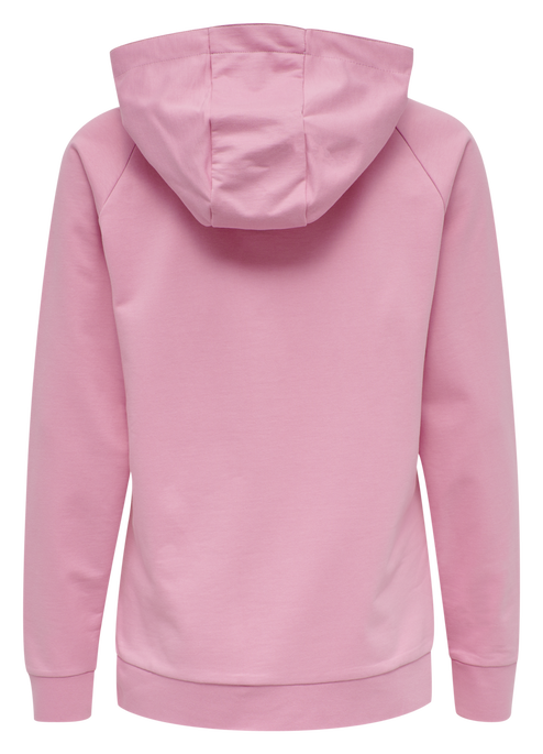 HMLGO COTTON LOGO HOODIE WOMAN, COTTON CANDY HMLGO COTTON LOGO HOODIE WOMAN, COTTON CANDY, packshot