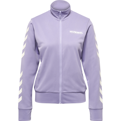 hmlLEGACY POLY WOMAN ZIP JACKET, HEIRLOOM LILAC, packshot