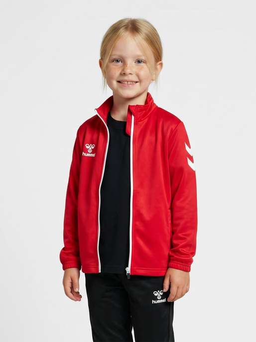 hmlLOGO SUIT KIDS, TRUE RED/BLACK, model