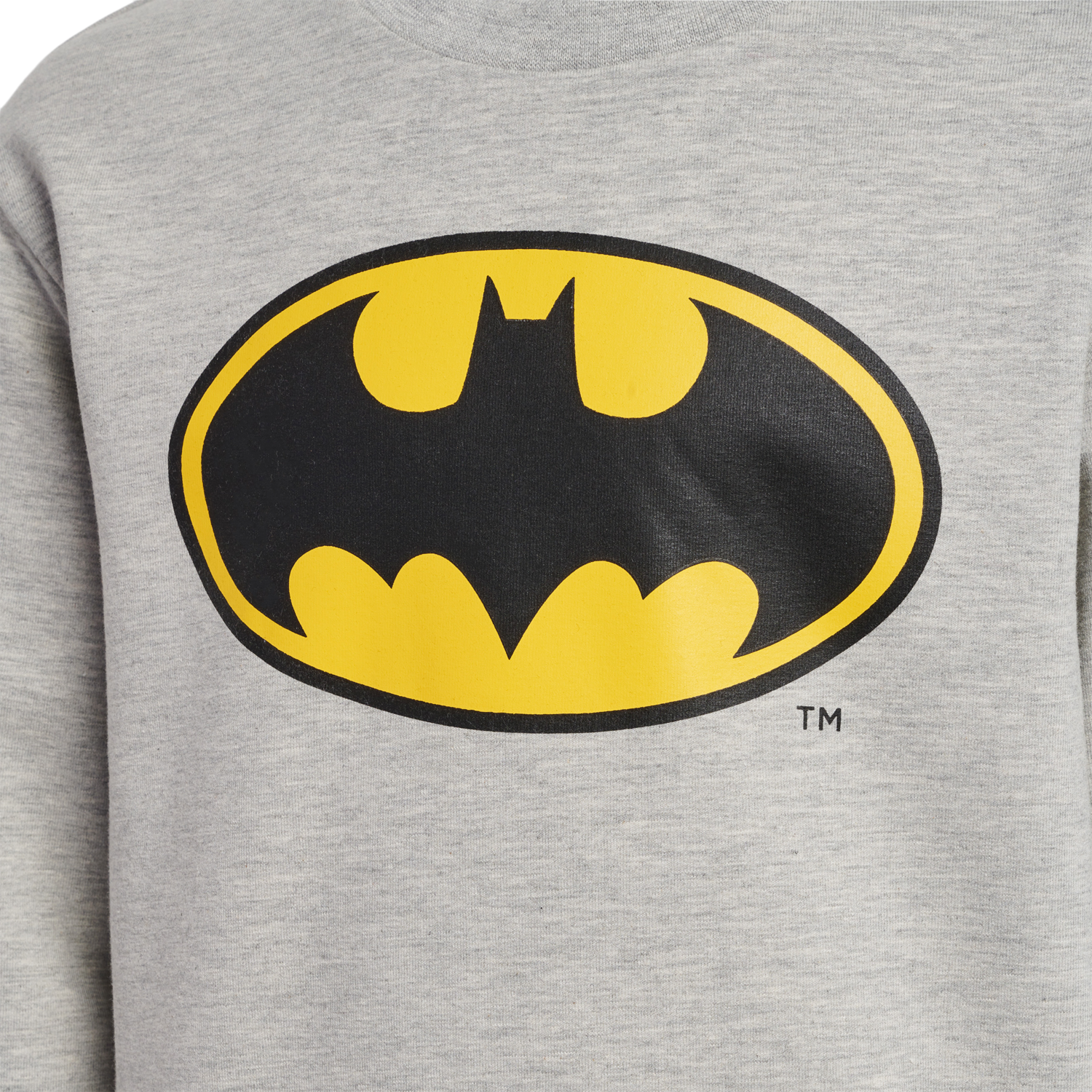 hmlBATMAN DOS SWEATSHIRT, LIGHT GREY MELANGE, packshot