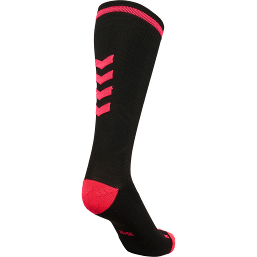 ELITE INDOOR SOCK HIGH, BLACK/DIVA PINK ELITE INDOOR SOCK HIGH, BLACK/DIVA PINK, packshot