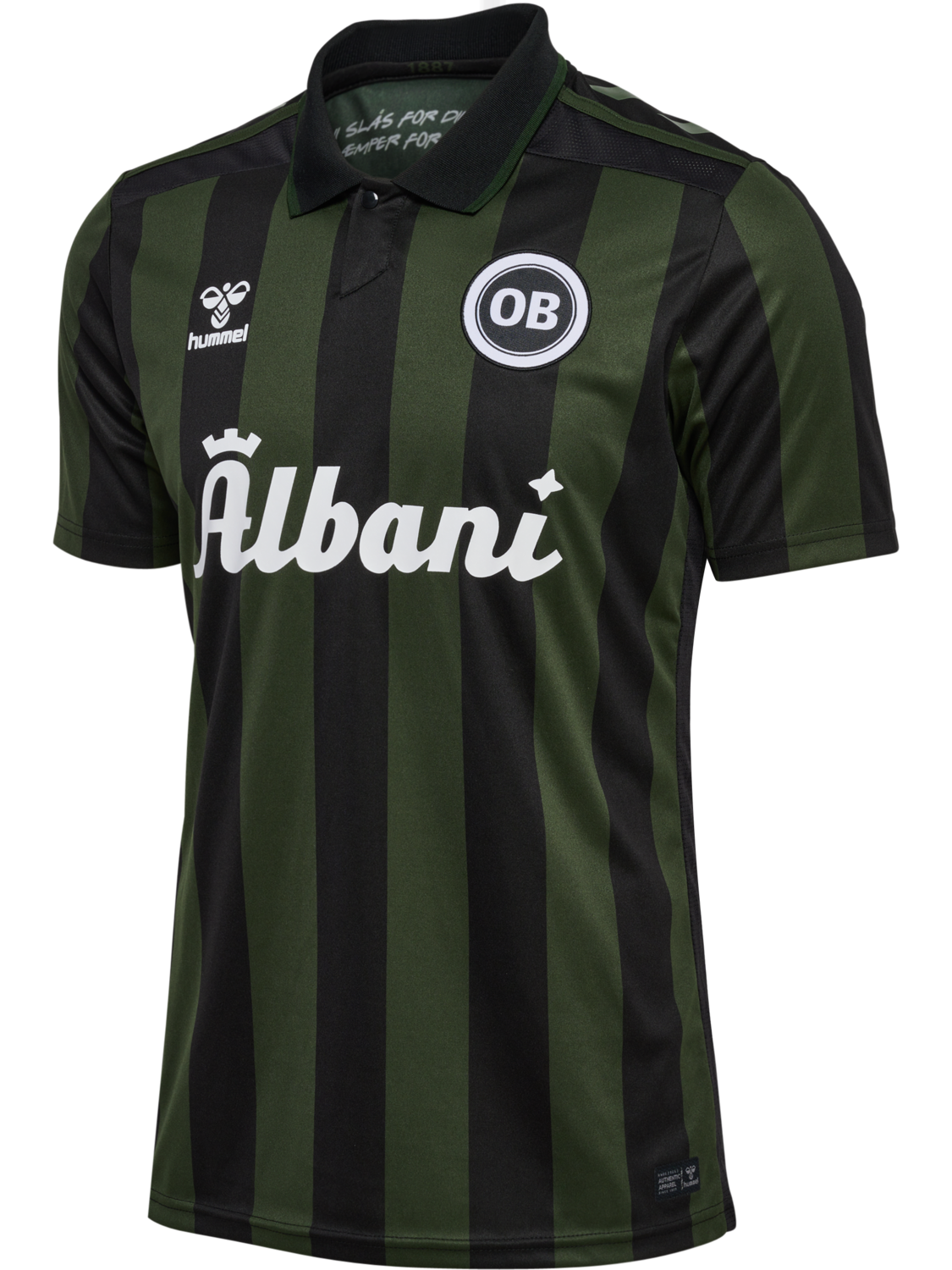 OB 24/25 AWAY JERSEY SS, BLACK, packshot