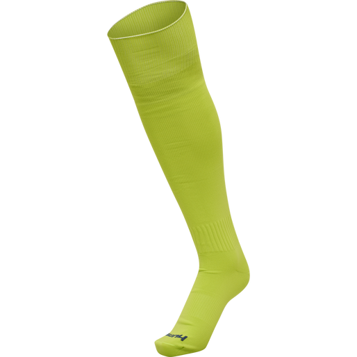 hmlPROMO FOOTBALL SOCK, LIME PUNCH, packshot
