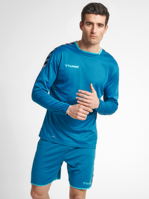 hmlAUTHENTIC POLY JERSEY L/S, CELESTIAL, model