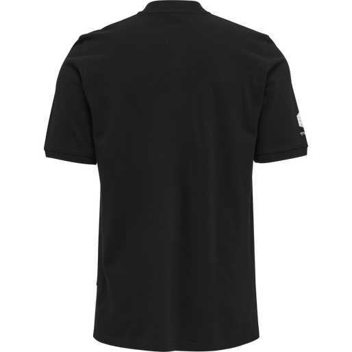 hmlMOVE GRID POLO, BLACK, packshot