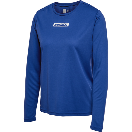 hmlTE TOLA T-SHIRT LS, INSIGNIA BLUE, packshot